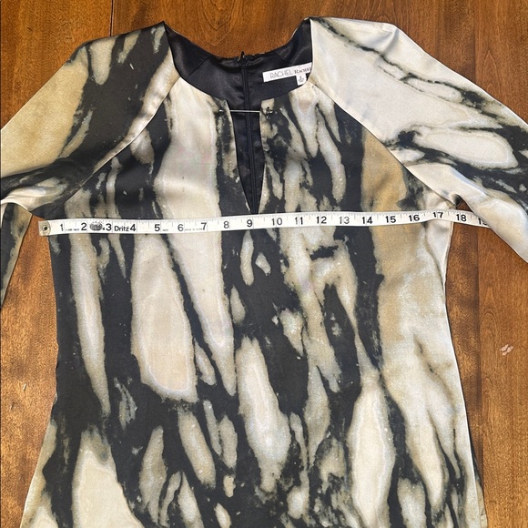 RACHEL Rachel Roy Abstract Print Long Sleeve Dress sz S, NWT - Picture 8 of 10